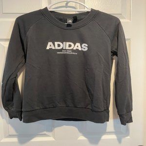Black Adidas Crew Neck Sweater